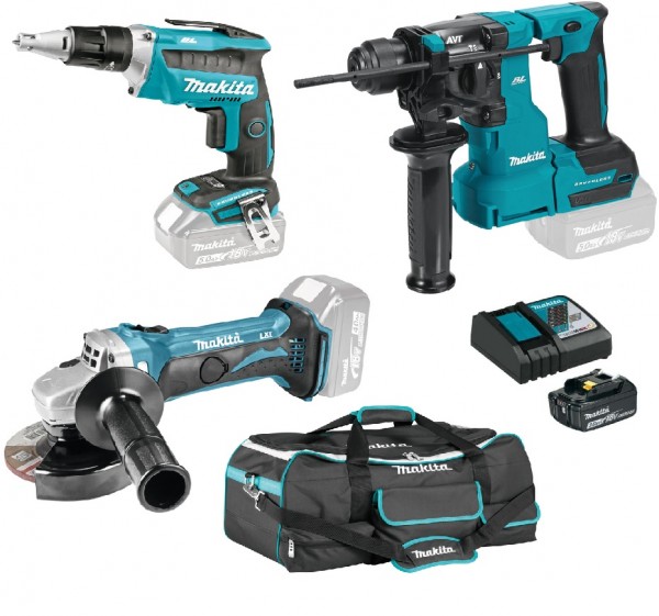 MAKITA set DHR183z+DFS452Z+DGA452Z+191A24-4+832366-8 KNAUF1  